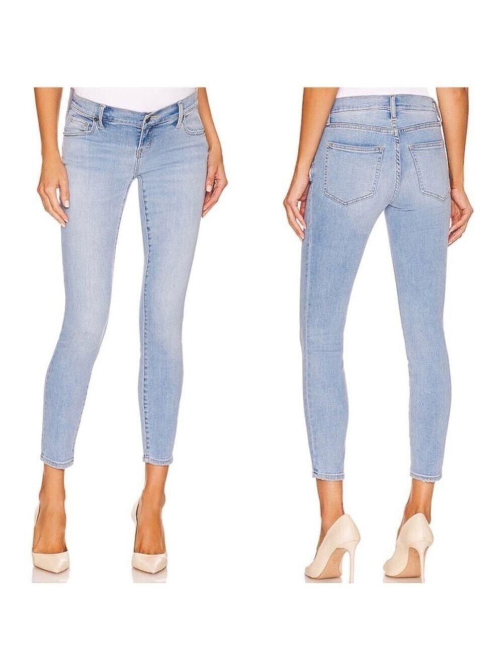 Hatch The Slim Maternity Jeans in Light Blue